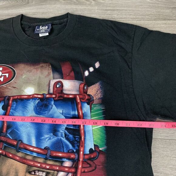 RARE VTG NFL San Francisco 49ers 90s 1996 Nutmeg Lee Sport USA T-Shirt Mens XL - Picture 7 of 11